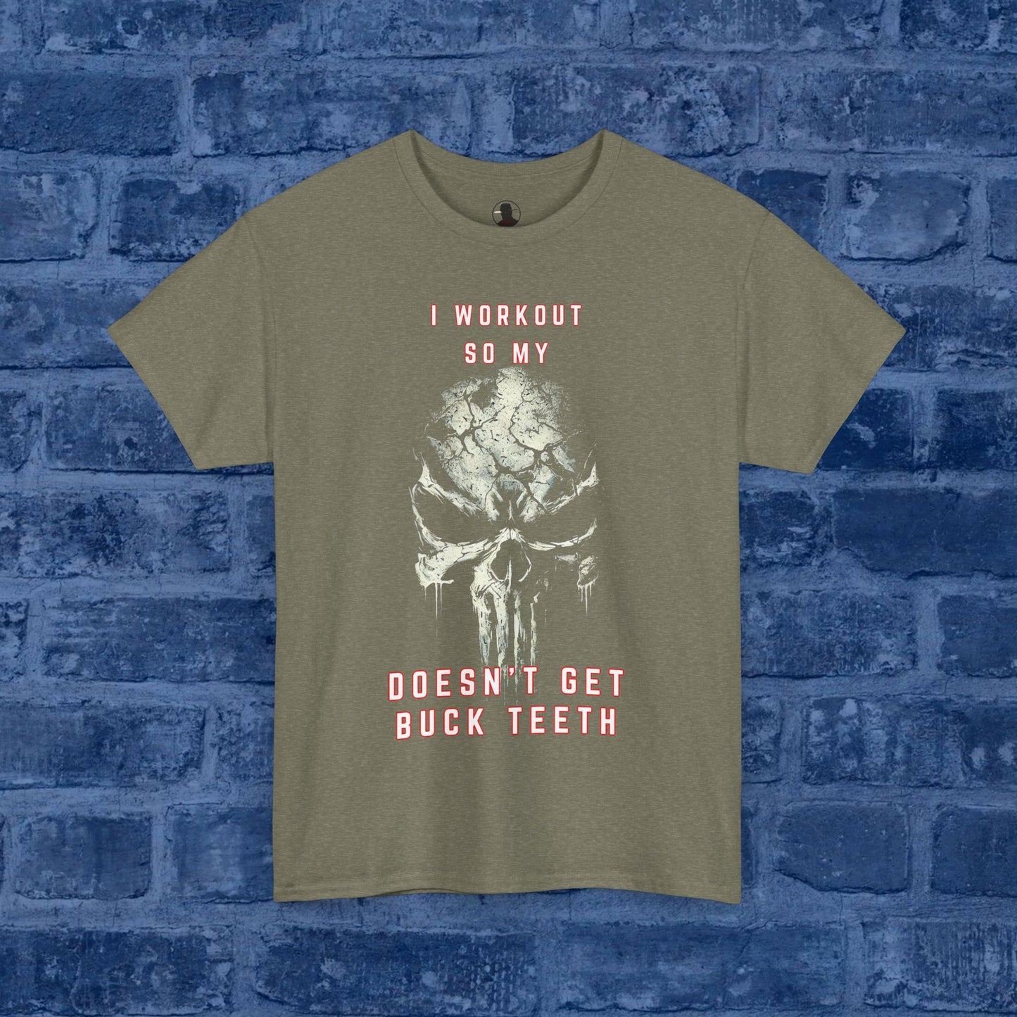 Workout = No Punisher Skull Buck Teeth