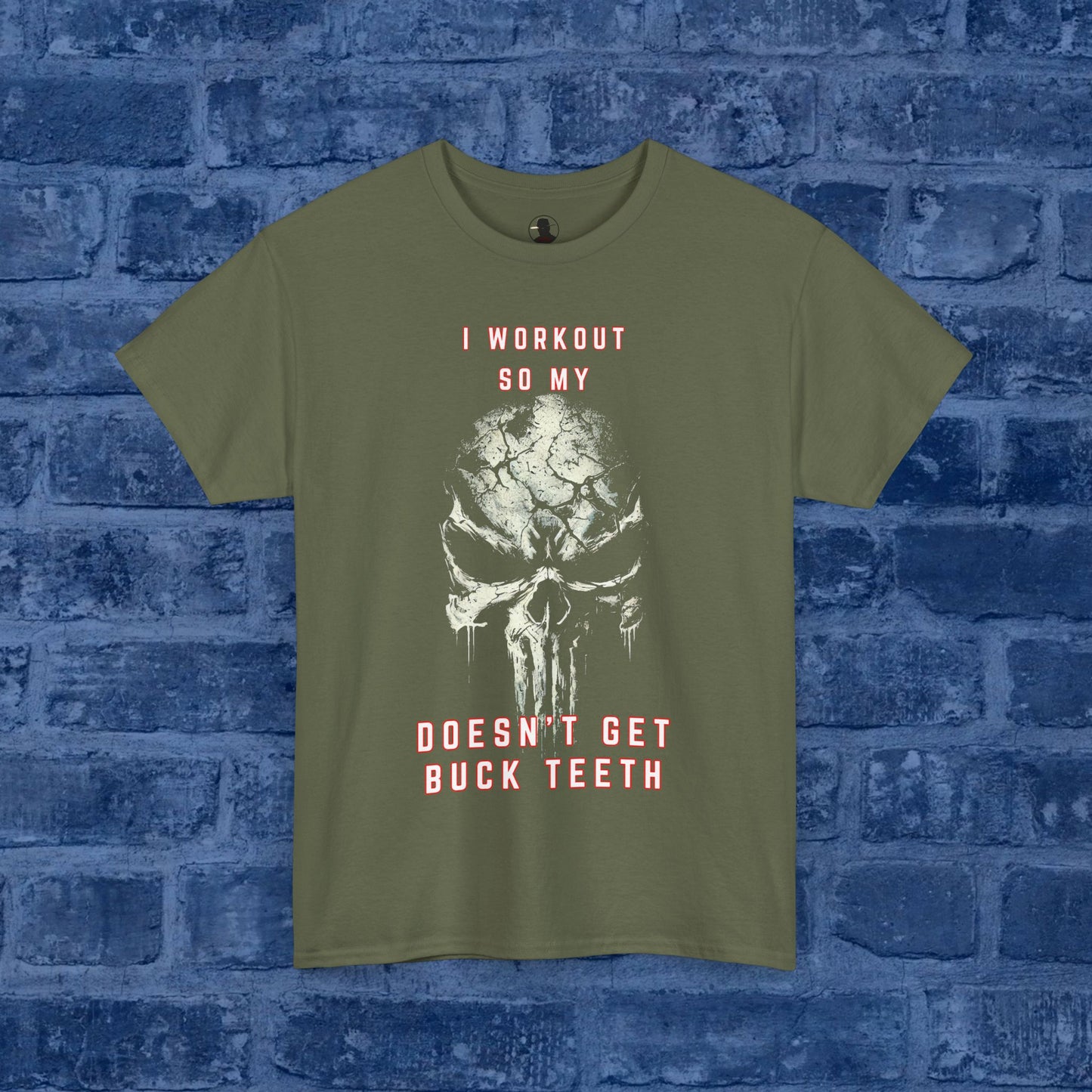 Workout = No Punisher Skull Buck Teeth
