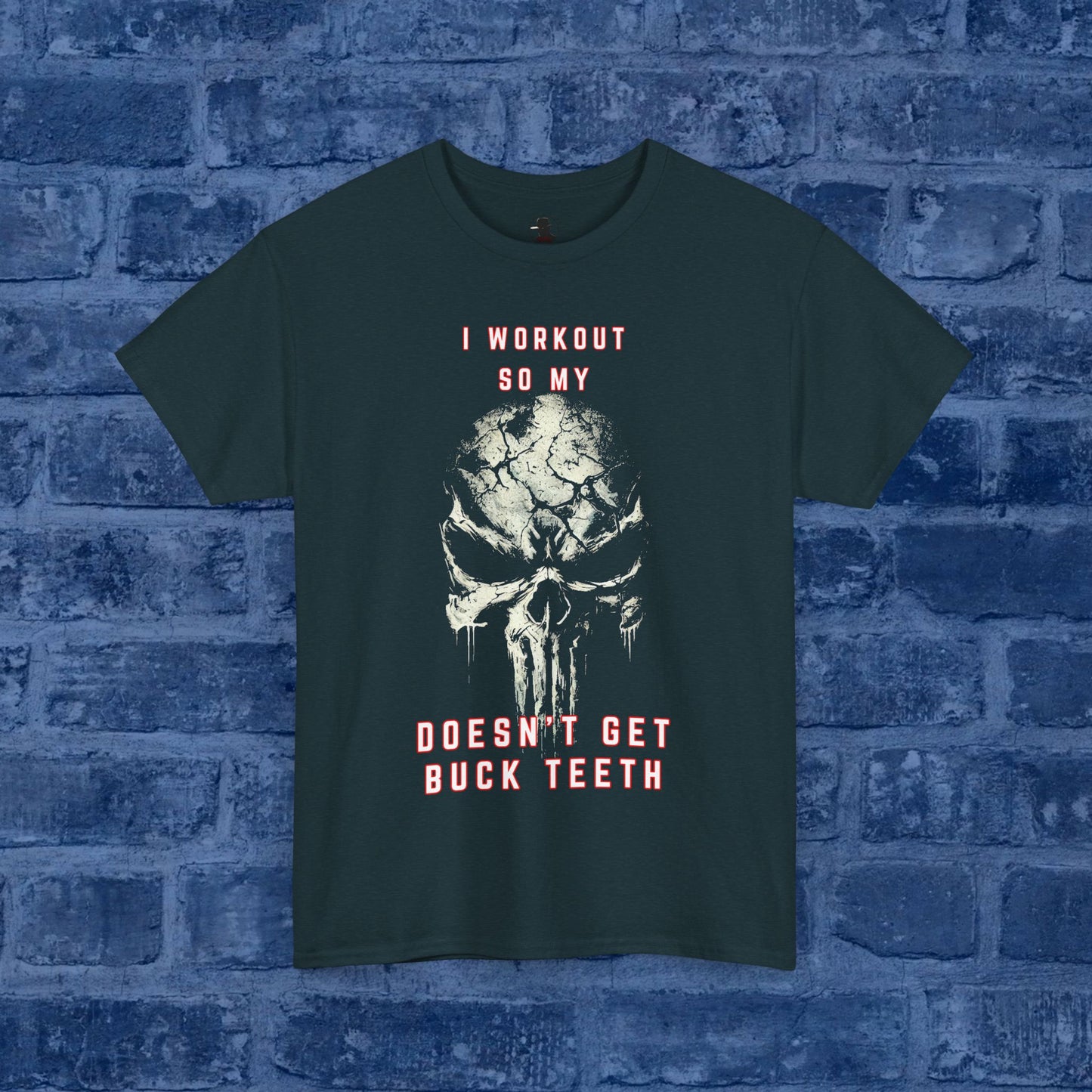 Workout = No Punisher Skull Buck Teeth