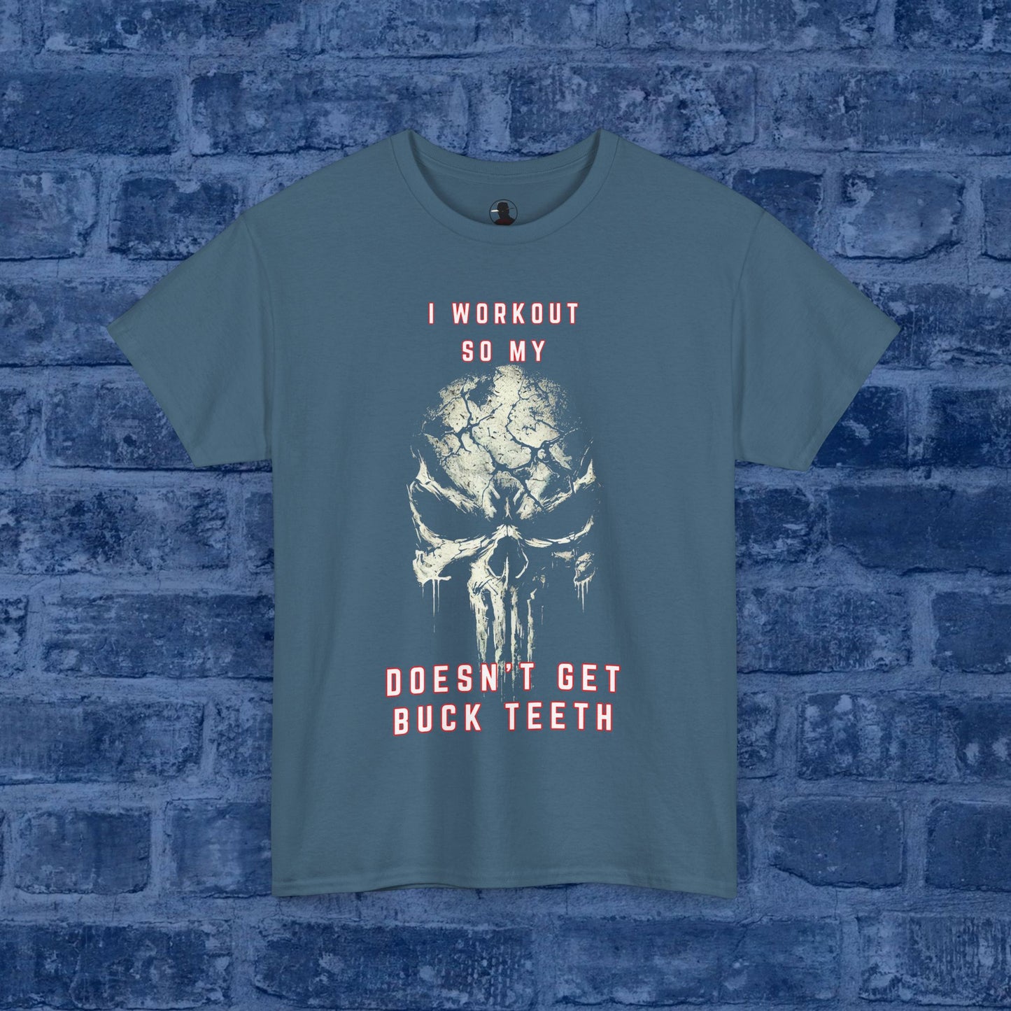 Workout = No Punisher Skull Buck Teeth